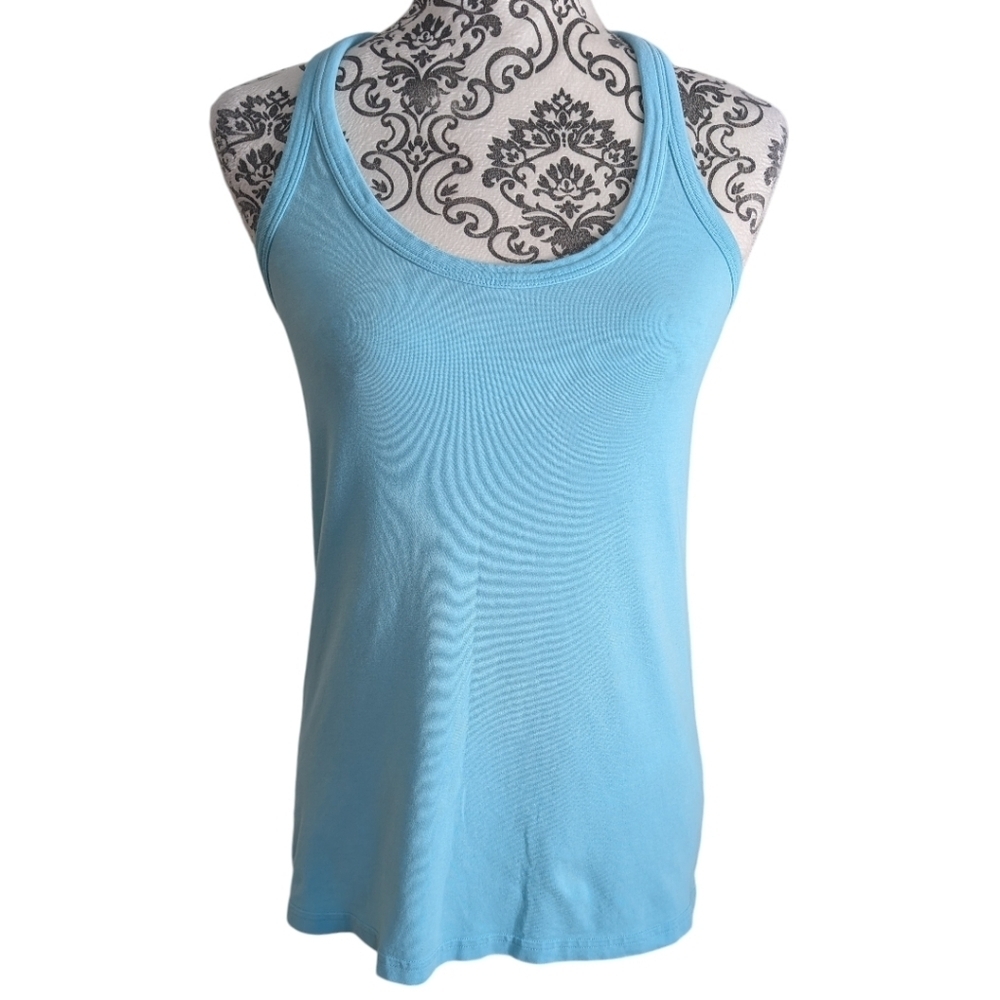 Lululemon Modern Racer Tank Women 8 Light Blue Racerback Athletic - Picture 2 of 6